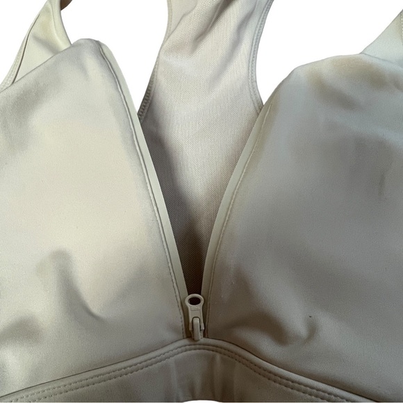 MONO B Zip Front Bra Top, Size Small - Picture 5 of 9